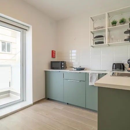 Apartmán A Lovely 1br Fully Equipped With Wifi And Ac In St Julians